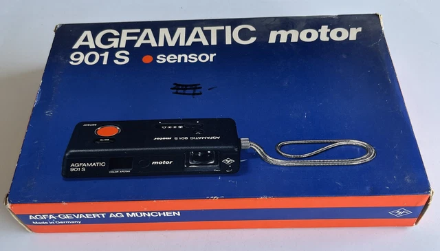 Caja de regalo AGFA Agfamatic motor 901S con cadena en embalaje original