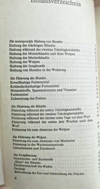 DDR Buch Aufzucht Hunde Haltung Futter Unterbringung Krankheiten Welpen Junghund 2