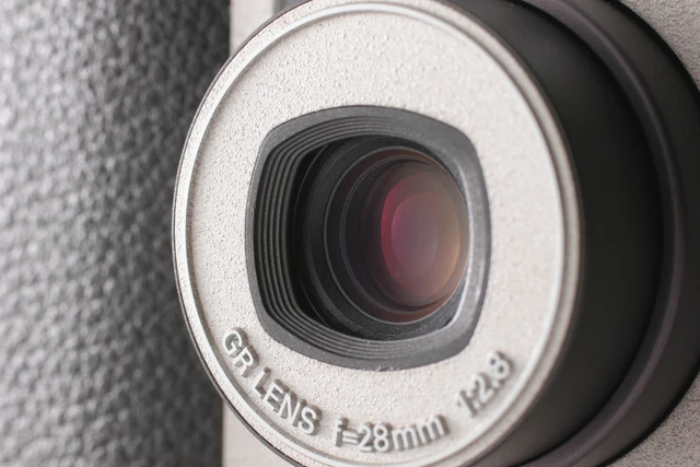 LCD Works [Near MINT in Box] Ricoh GR1 Silver Film Camera from Japan 3