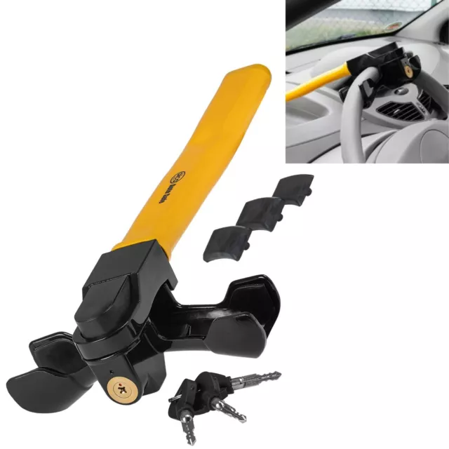 Heavy Duty Car Van Steering Wheel Lock Anti Theft Device Titan 3 Keys 305000