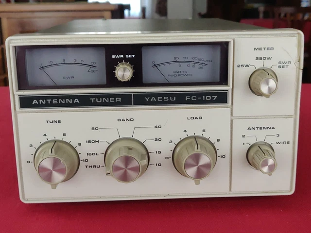 Dpofirs Accordatore D' Automatico, Design Universale, Banda Larga, Portatile con Display, Induttanza e capacità, per Banda HF Radioamatoriale