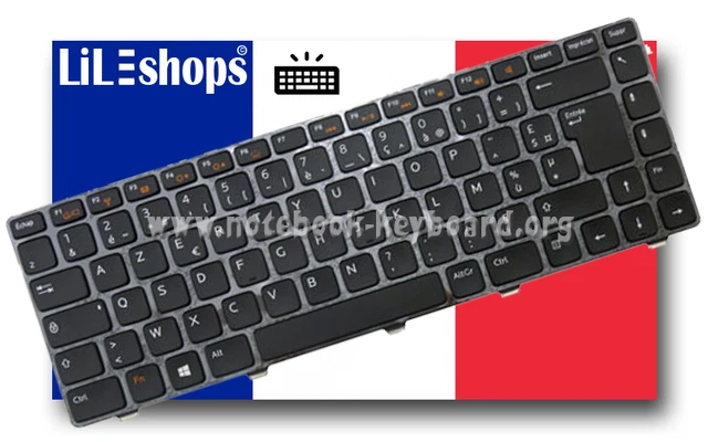 Clavier Dell AZERTY Français Neuf - Réf. 0TMPY3 / PK133MM2B17 - Compatible Ordinateurs Dell