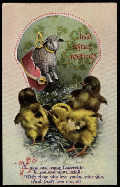 Glad Easter Greetings Wildt & Kray Postcard