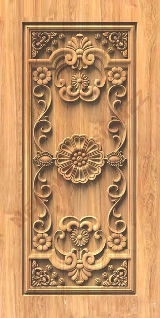 (73)STL Model Door for CNC Router 3D Printer Artcam Aspire Bas Relief free ship
