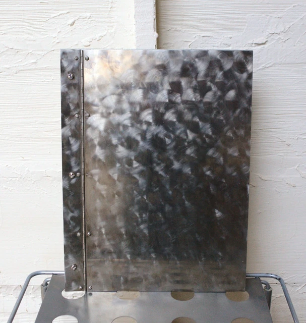 Vintage 90's Pina Zangaro  STYLE Machine Age Screwpost Metal Portfolio Binder