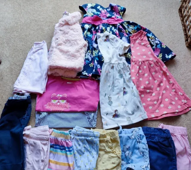 Girls 3-4 years Spring Summer Clothes Bundle. M&S JoJo Man Bebe