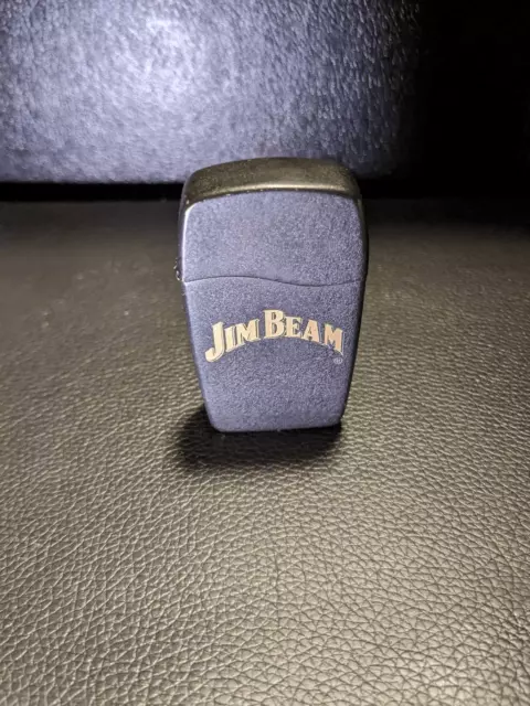 JIM BEAM Zippo blue in good condition