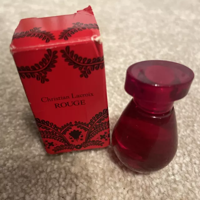 AVON CHRISTIAN LACROIX Rouge 0.14 oz 4ml Miniature Eau de Parfum
