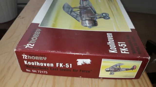 Koolhoven FK-51 kit Special Hobby 72175 1/72. Complete, unstarted