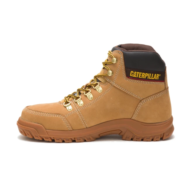CATERPILLAR MEN OUTLINE Steel Toe Work Boot Work Boots Leather 48.99