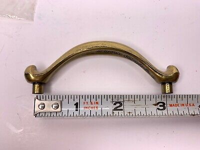 Lot of 18 Amerock Traditional Classics Burnished Brass 3" Arch Handle Pull