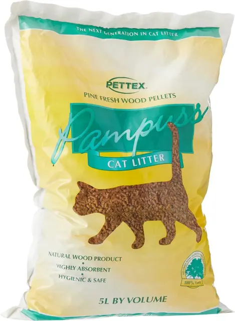 Pettex Pampuss lettiera per gatti a base di legno, 5 litri