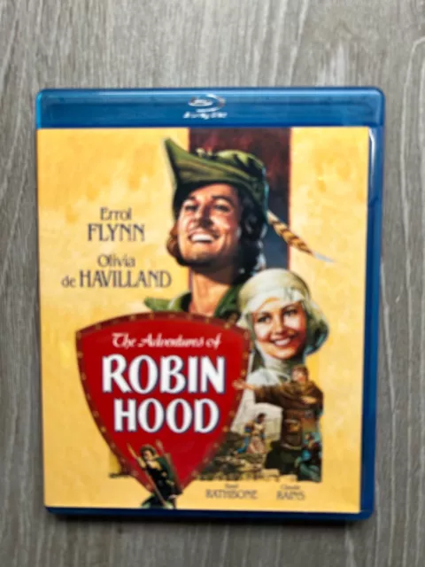 The Adventures of Robin Hood (Blu-ray) Errol Flynn Olivia de Havilland Alan Hale