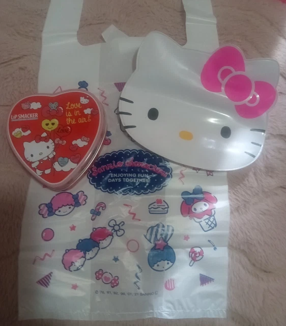 Hello Kitty Lip Smacker Lip Balm Set. New with tags. Sealed with a pouch.