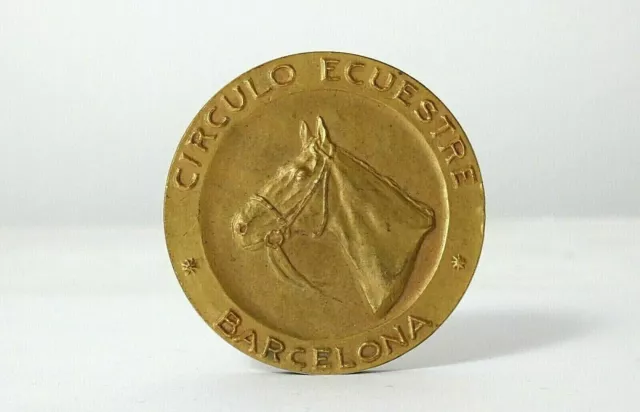 Médaille commémorative de la Fondation du Cercle Équestre de Barcelone, 1981