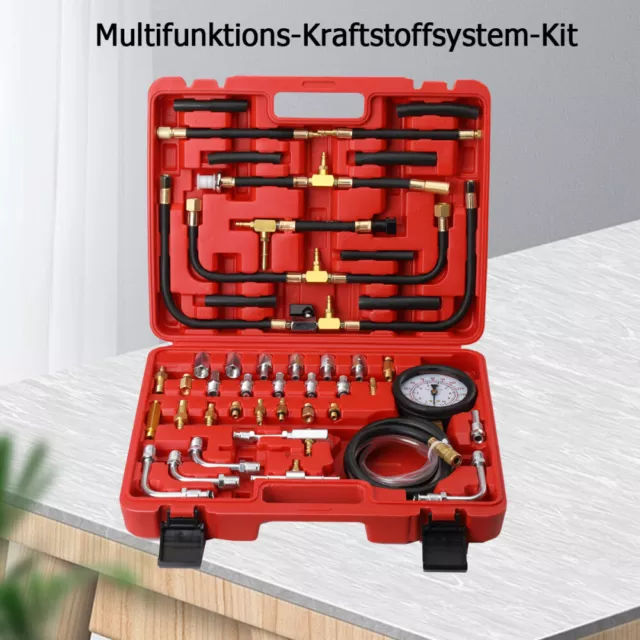 KFZ Benzindrucktester 0-10 Bar Druckprüfer Kraftstoffdruckprüfer Messgerät Tool