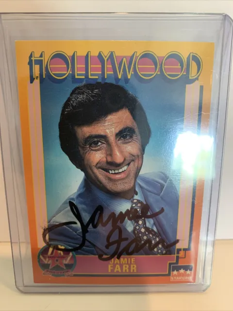Starline Hollywood Autograph Card #82 JAMIE FARR M*A*S*H MASH Max Klinger 1991