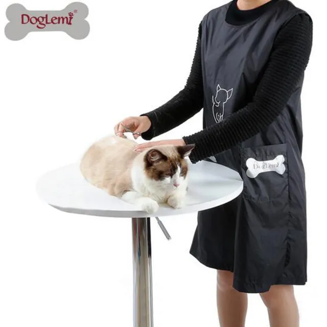 Dog Pet Grooming Apron Clothes Hair Cut Beautician Anti-static Smock Waterproof