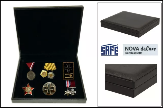 Sammelkassette Militaria Orden Lefa design SAFE 63200 NOVA deluxe schwarz