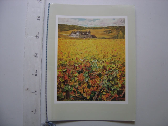 MENU CLOS DE VOUGEOT 1992 Chevaliers Tastevin Osvaldas BALAKAUSKAS ...