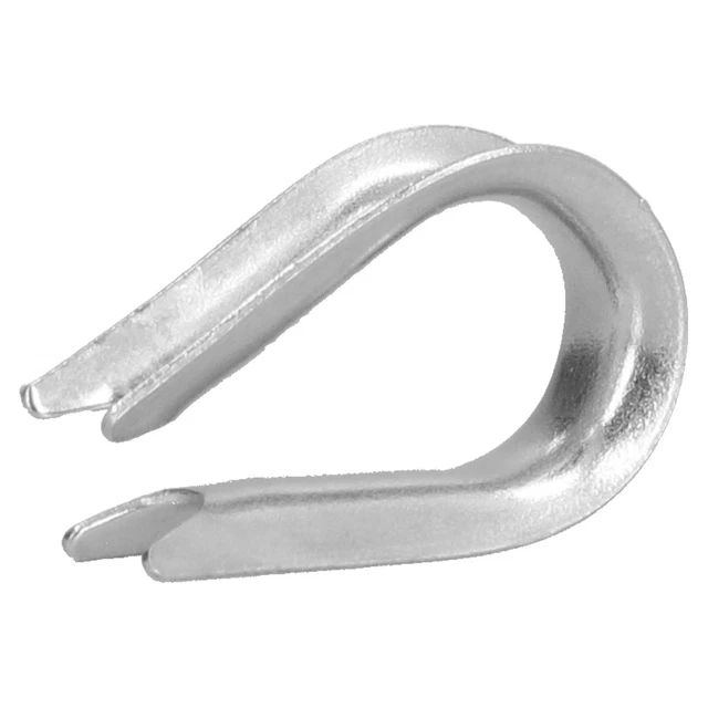 (8mm))50 Pièces Cosses De Câble Métallique Outils De Gréement De Câble En