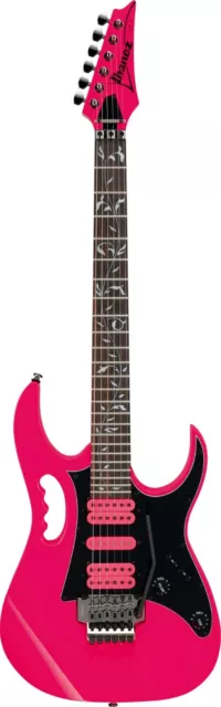 Ibanez JEMJRSP-PK Steve Vai Signature Guitare Électrique 6 Corde - Rose