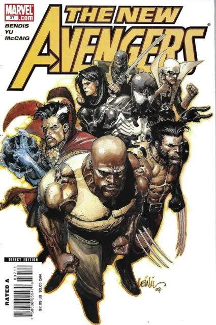 New Avengers Comic 37 Cover A First Print 2008 Brian Michael Bendis Marvel