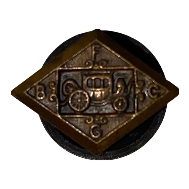 ANTIQUE Lapel Button Stud Pin Fisher Body Craftsman’s Guild Whitehead Hoag Co B7