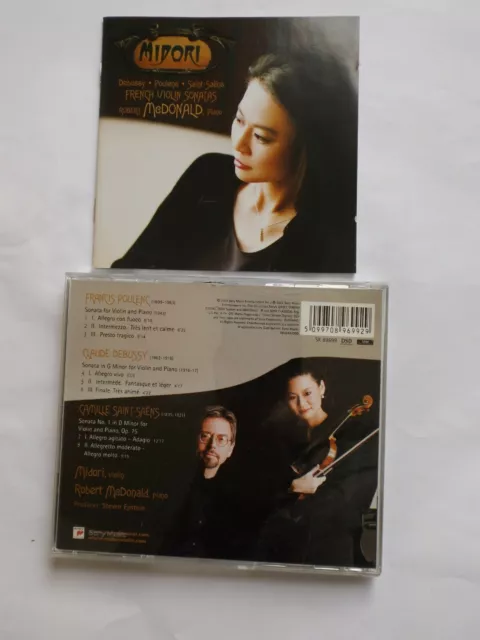 Midori - "Debussy Poulenc Saint-Saens" -