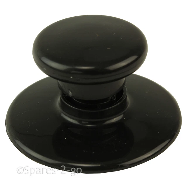 TESCO SLOW COOKER Pot Lid Knob Glass Black Handle SCSS12 3L SCSS13 5.5L