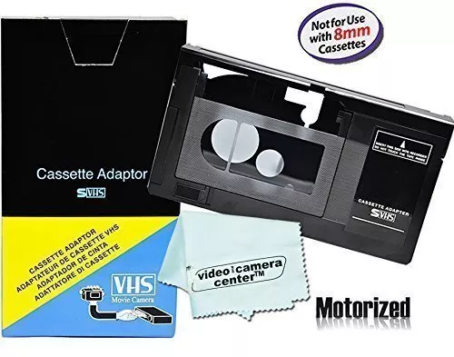 ADAPTATEUR CASSETTE VHS-C pour caméscope JVC Panasonic vidéo motorisé  magnétoscope neuf EUR 61,91 - PicClick FR