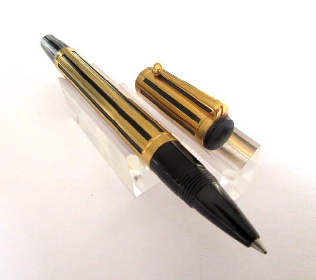 Stylo Bille Waterman En Argent Massif - Collection Watermina Night And Day - Occasion