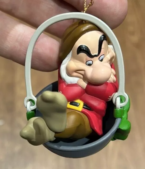 Disney Grolier DCO Grumpy Tree Ornament Decoration Figurine 156 Christmas Magic