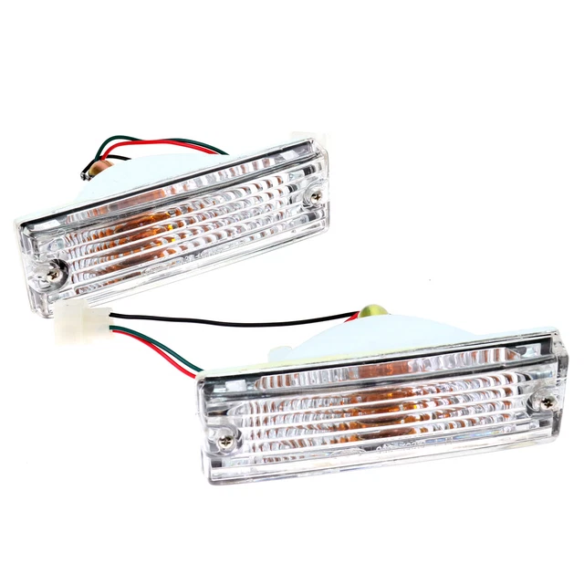 Pair Front Corner Lamp Lights For Isuzu TFR TF & Holden Rodeo Pickup 1988-1994 | AMC