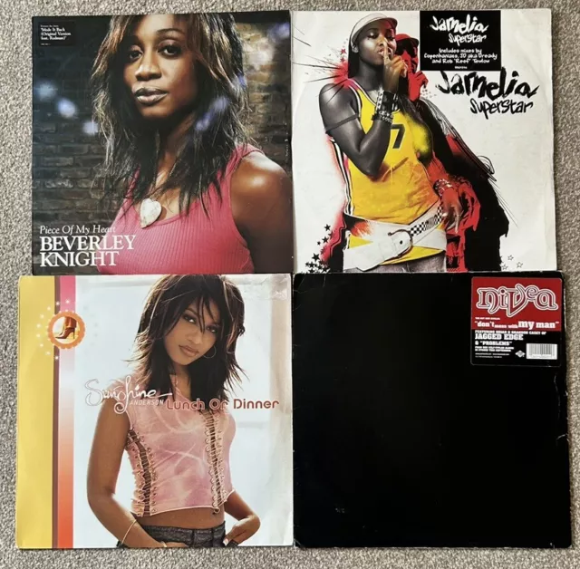 RnB/Soul Bundle Various Artists - (4x12” Original Vinyl Singles) 2000’s