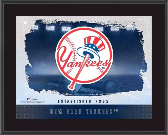 HOT! NEW YORK Yankees Sublimated Horizontal Team Logo Plaque POSTER ...