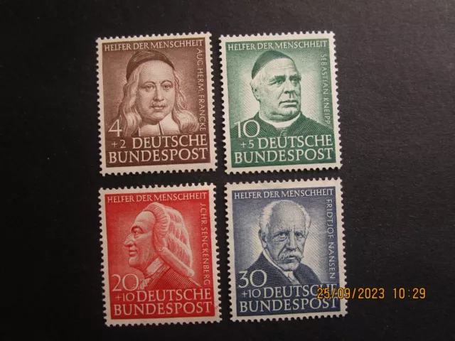 West Germany 1953 Relief Fund MNH/Last is Mint Set-Post UK-Read all Below Lot 15