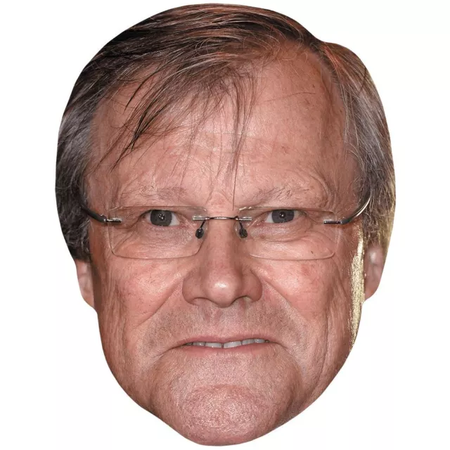 David Neilson (Glasses) Big Head. Masque plus grand que nature.