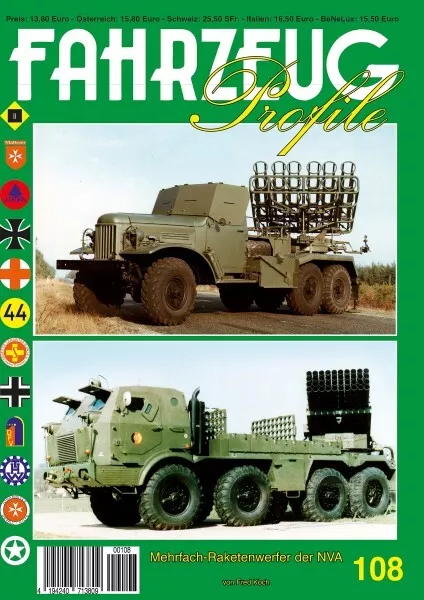 Koch Fahrzeug Profile 108 Mehrfach-Raketenwerfer der NVA Militär