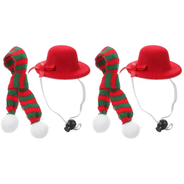 4 PCs kleine Tierkostümhut Schal