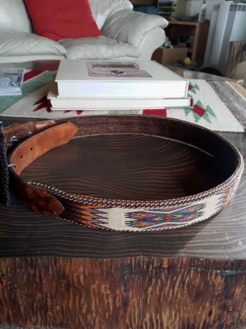 Horsehair & Leather Belt Montana State Prison Made