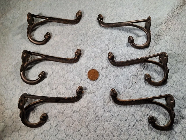 Coat Hooks Antique Original Paint