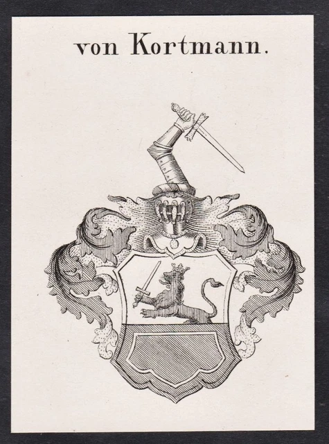 Kaiser Ludwig IV Bavière Blason Généalogie Original Aquarelle