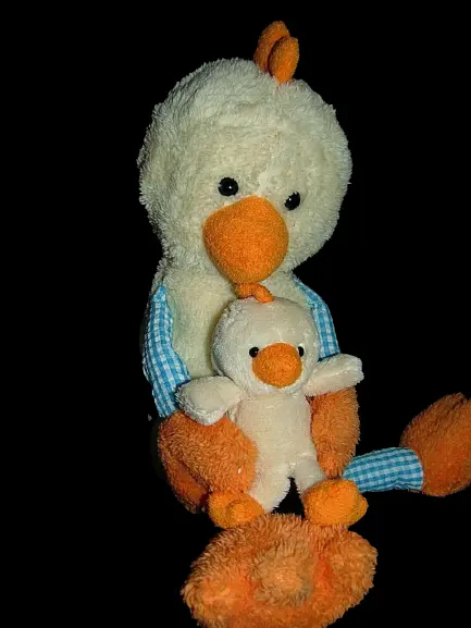 Animal Adventure Mom Chicken & Baby Chick Plush 18"