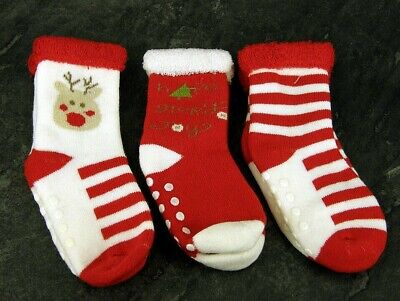 Baby, Toddler ABS, Christmas , Cotton Blend Anti Non Slip Socks 1 Pair