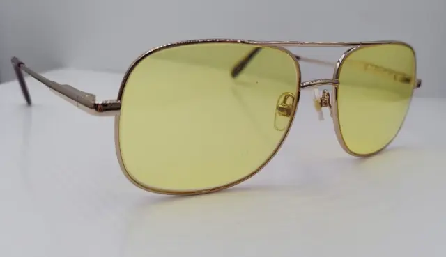 Vintage Montreaux Regal Gold Pilot Metal Sunglasses Korea FRAMES ONLY