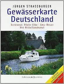 Gewässerkarte Deutschland, Nordwest, Rhein-Elbe, Ems-... | Livre | état très bon