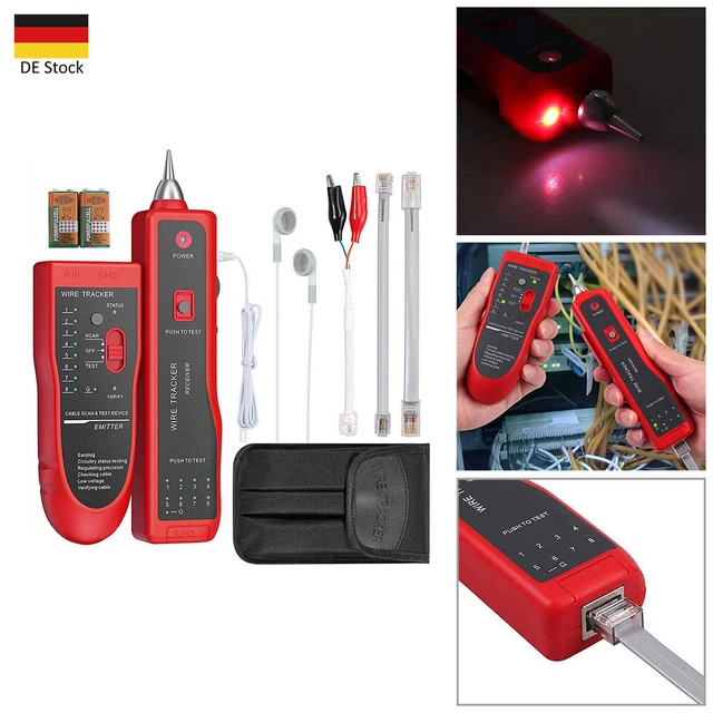 Kurth IT-Leitungssucher Kit KE401