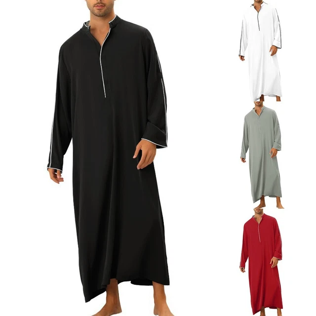 Comodo abito alla moda maniche lunghe abbigliamento tradizionale mondo casual sciolto