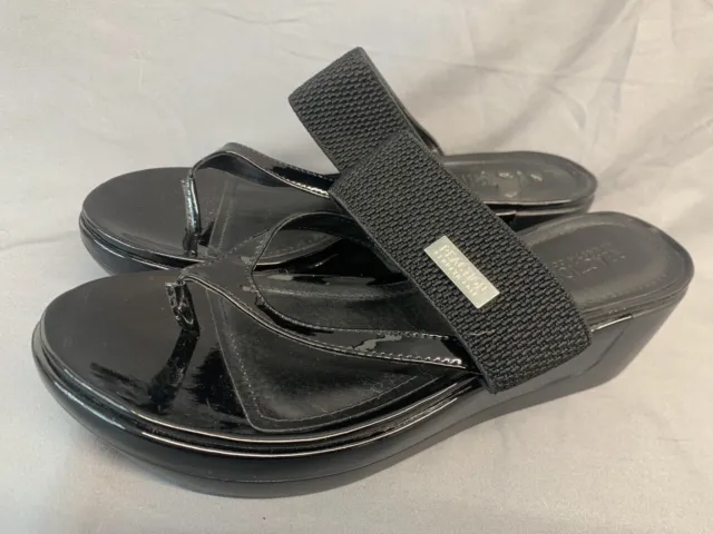Kenneth Cole Shoes Women’s Size  10 Reaction Black Wedge Sandals